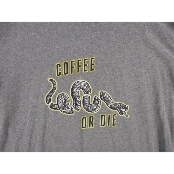 Black Rifle Coffee Company "Coffee Or Die" Graphic T-Shirt XX-Large Gray - Picture 2 of 8